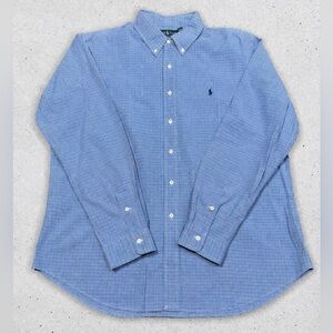 Ralph Lauren Light Blue Button-Down Shirt with Navy Pony